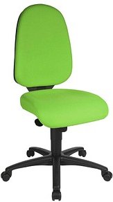 Thumbnail - Topstar Bürostuhl Syncro Pro 5, S500 G05 Stoff grün, Gestell schwarz