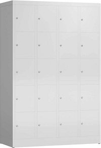 ClassiX Schließfachschrank lichtgrau X-520540, 20 Schließfächer 118,5 x 50,0 x 180,0 cm