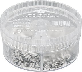 KNIPEX Aderhülsen-Sortiment unisoliert 97 99 910 1.900 St.