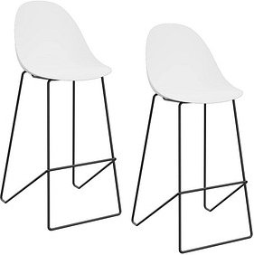 Thumbnail - 2 meet powered by PAPERFLOW Barhocker VOID weiß