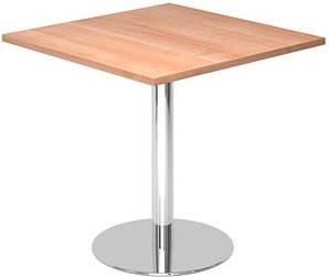 HAMMERBACHER Bistrotisch nussbaum 80,0 x 80,0 x 74,5 cm