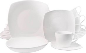 Echtwerk Geschirrset Classic weiß, 1 Set