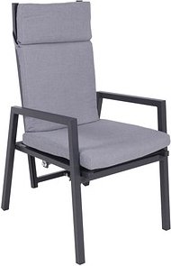 Thumbnail - Garden Pleasure Gartenstuhl SINTRA grau, Metall, 1 St.