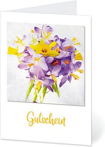 LUMA Gutschein Krokus DIN B6, 1 St.