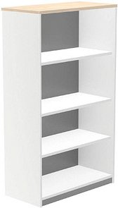 rocada Aktenregal weiß/eiche 90,0 x 45,0 x 156,0 cm, 1 St.