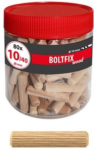 TOX BOLTFIX wood 015200181 Holzdübel Ø 10 mm x 40 mm, 80 St.