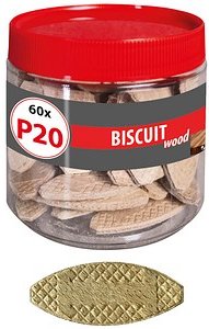 TOX BISCUIT WOOD P20 015260281 Flachdübel, 60 St.