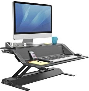 Fellowes Monitorständer Lotus Sitz-Steh Workstation schwarz