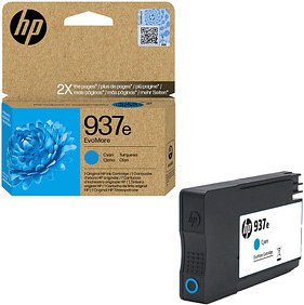 HP 937e (4S6W6NE) cyan Druckerpatrone