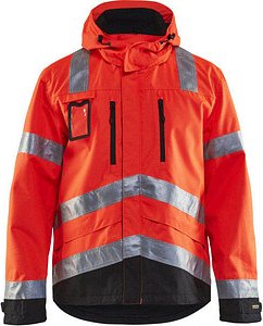 BLAKLÄDER® unisex Regenjacke "4837" rot Größe 3XL