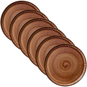 Thumbnail - HEART & SOUL Teller Perfect Match Oyster braun Ø 27,0 cm, 6 St.