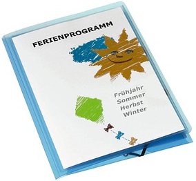 OXFORD Eckspanner Polyvision DIN A4 blau, 1 St.