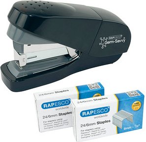 Thumbnail - RAPESCO® Heftgerät Germ-Savvy ECO Less Effort schwarz, 1 St.