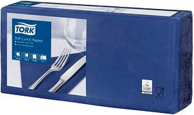 TORK Servietten Soft dunkelblau 3-lagig 32,6 x 33,0 cm, 150 St.