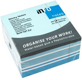 Thumbnail - inFO Cube Haftnotizen 5654-70 farbsortiert, 1 St.