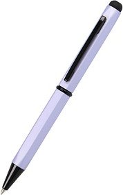 ONLINE® Kugelschreiber Hexagon Stylus lila, Schreibfarbe: blau, 1 St.