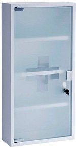 Zeller Medizinschrank ohne Füllung weiß