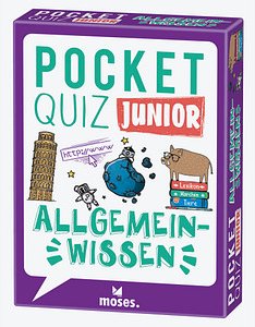 Thumbnail - moses Pocket junior Allgemeinwissen Quiz, 1 St.