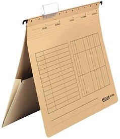 FALKEN Hängehefter UniReg Karton natronbraun 1 x kaufmännische Heftung, 25 St.