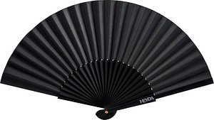 HEYDA Artikel zum Bemalen schwarz Handfächer, 1 St.