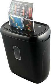 Thumbnail - LMG DWS-1008CC Aktenvernichter mit Partikelschnitt P-4, 4 x 35 mm, bis 10 Blatt, schwarz