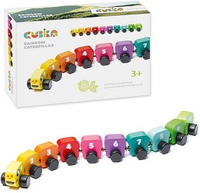 Thumbnail - CUBiKA Regenbogenraupe Lernspielzeug, 1 St.