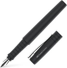 FABER-CASTELL Poly Pen Patronenfüller schwarz M (mittel)