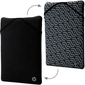 HP Laptophülle wendbar Kunstfaser grau bis 35,8 cm (14,1 Zoll)