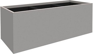 fm Pflanzkübel Plant Holz lichtgrau rechteckig 106,2 x 40,0 cm, 1 St.