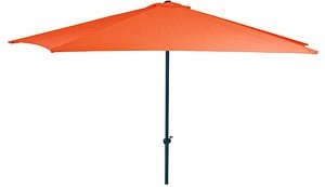 Garden Pleasure Sonnenschirm sechseckig, terrakotta Ø 300,0 cm