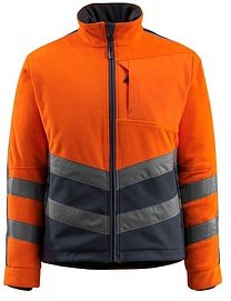 Thumbnail - MASCOT® unisex Warnjacke SHEFFIELD orange, schwarzblau Größe 4XL