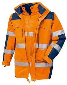 Thumbnail - teXXor® Herren Warnjacke Winter TORONTO orange Größe XL