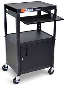 LUXOR Werkstattwagen schwarz 1 Schublade