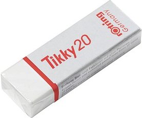 rotring Radiergummi Tikky 20 weiß, 1 St.