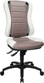 Thumbnail - Topstar Bürostuhl Head Point RS, HE300 S033 Stoff weiß, Gestell schwarz