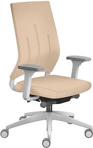 sedus Bürostuhl se:quaterback 2, QB-105/202 Stoff beige, Gestell grau