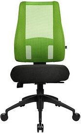 Topstar Bürostuhl Lady Sitness® Deluxe, LT20B0W505 Stoff grün, Gestell schwarz