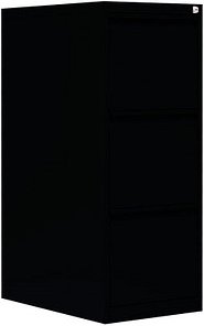 LÜLLMANN Hängeregistraturschrank tiefschwarz 3 Schubladen 40,0 x 62,0 x 101,2 cm, 1 St.