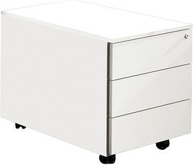 Thumbnail - Kerkmann Yukon Rollcontainer weiß 3 Auszüge 42,0 x 80,0 x 54,0 cm