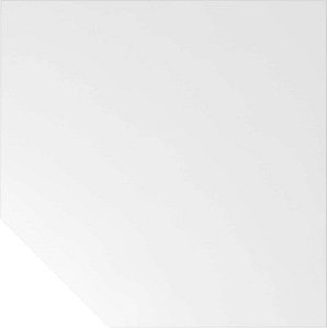 HAMMERBACHER Verbindungsplatte VXBT12 weiß, grafit Trapezform 120,0 x 120,0 x 2,5 cm