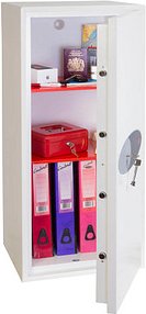 phoenix Tresor Fortress Sicherheitsstufe S2 nach EN14450 signalweiß 44,0 x 40,0 x 100,0 cm