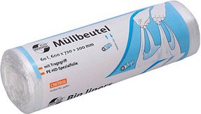 DEISS Müllbeutel UNIVERSAL PLUS® 60,0 l transparent 9 µm, 20 St.