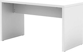 HAMMERBACHER Mehrzwecktisch Meeting Point MP 130 weiß rechteckig, Wangen-Gestell weiß, 130,0 x 68,0 x 72,8 cm