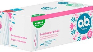 o.b. Tampons Original Super Plus für sehr starke Periode, 32 St.