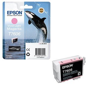 EPSON T7606 (Schwertwal) vivid light magenta Druckerpatrone