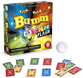 Piatnik Tick Tack Bumm Color Flash Kartenspiel, 1 St.