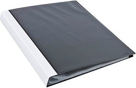 FolderSys Sichtbuch DIN A4, 50 Hüllen schwarz, 1 St.