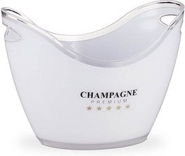 relaxdays Champagnerkühler weiß