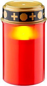 goobay Grablicht LED mit Timer rot, 1 St.