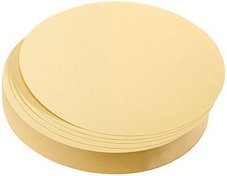 FRANKEN Moderationskarten gelb Ø 19,5 cm, 500 St.